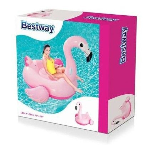 Плавальне коло Bestway Фламінго (41110) 1.91 х 1.78 м