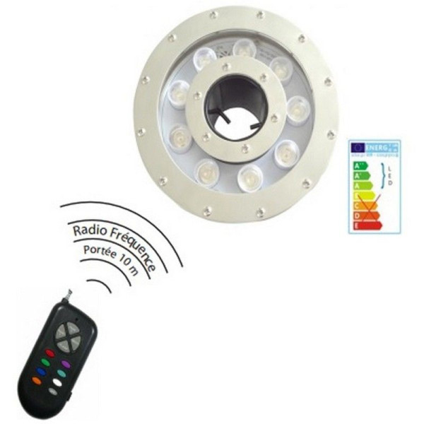 Прожектор для басейну світлодіодний для фонтану Aquaviva 9LED 20 Вт RGB
