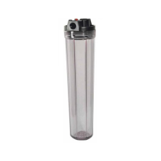 Прозорий натрубний корпус фільтра типу Slim-20, 3/4", FHPRC-L