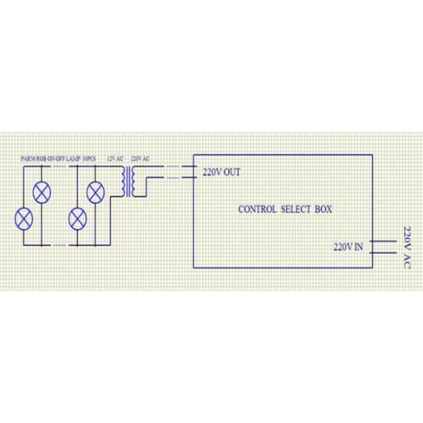 Пульт керування для басейну Aquaviva для LED GAS PAR56 SWITCH BOX