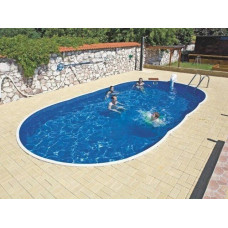 Збірний каркасний басейн Mountfield Azuro Ibiza Oval 6х3.2х1.5м (блакитна плівка 0,8 мм, морозостійкий)