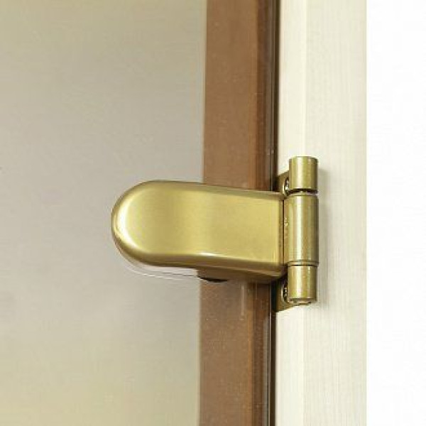 Скляні двері для лазні та сауни GREUS Premium 80/200 бронза матова