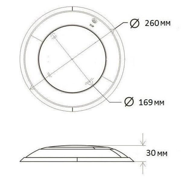Світлодіодний прожектор для басейну Aquaviva LED001B (HT201S) 546LED (36 Вт) NW White сталевий + заставна