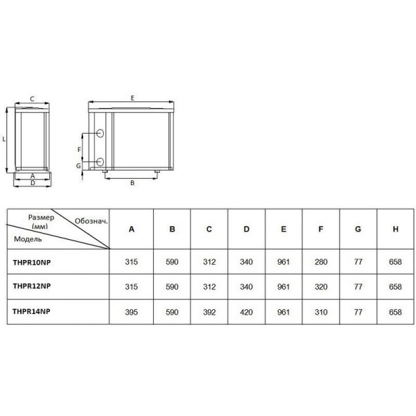 Тепловий насос Fairland THPR10NP (9.6 кВт)
