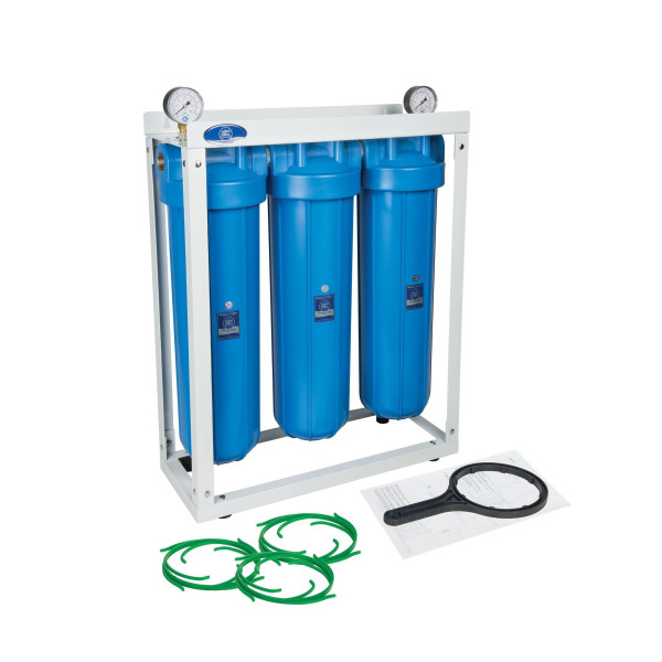 Потрійний фільтр стандарту Big Blue 20" Aquafilter HHBB20B