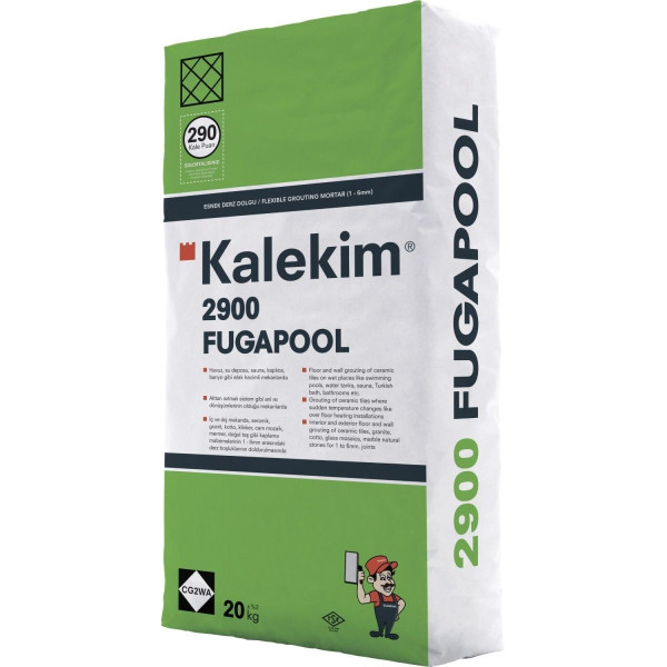 Вологостійка фуга для швів для басейну Kalekim Fugapool 2900 (5 кг)