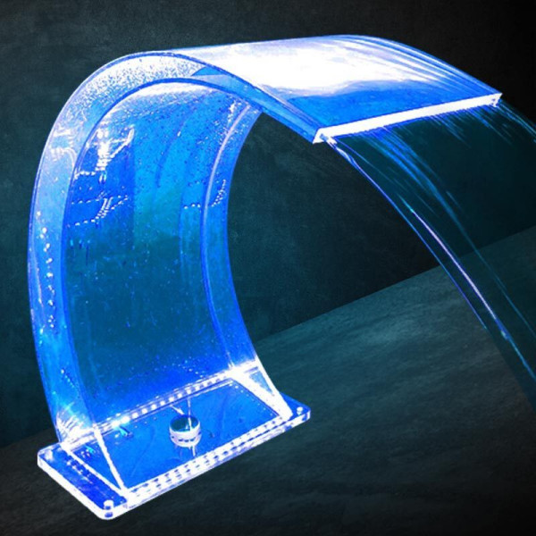 Водоспад для басейну Aquaviva 600х300 мм, RGB LED