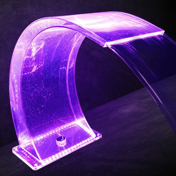Водоспад для басейну Aquaviva 600х300 мм, RGB LED
