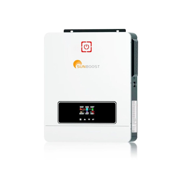 Гібридний інвертор SunBoost MAX (10.2 кВт, 48 В, чиста синусоїдальна хвиля, Wi-Fi)