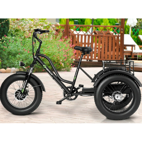 Триколісний електровелосипед трицикл Grizzly M5 700 W