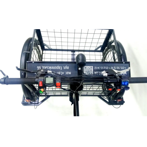 Триколісний електровелосипед Tiras FRONT DD PRO700 17" 26" 36V 35Ah