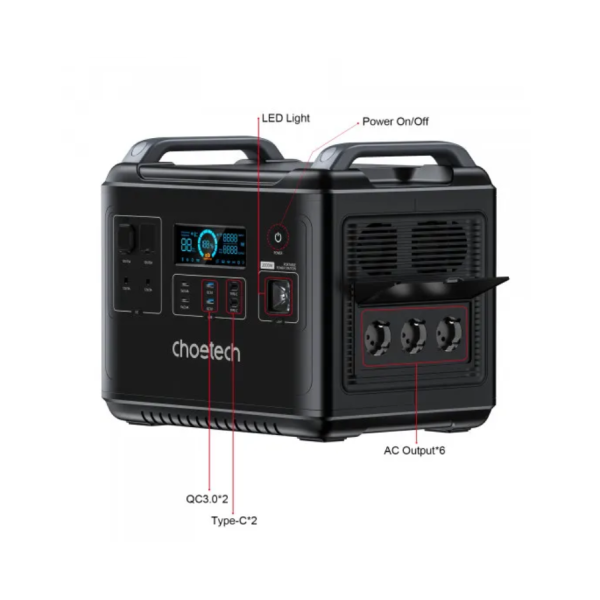 Зарядна станція універсальна Choetech 2000W (BS006)