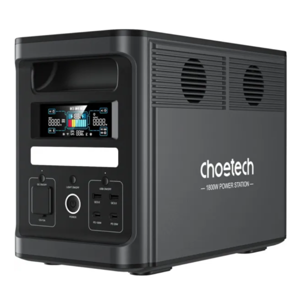 Зарядна станція універсальна Choetech 1800Вт (BS065-EU-BK)