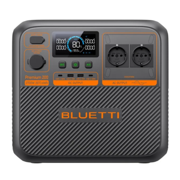Зарядна станція універсальна Bluetti PREMIUM 200 V2 (2700W, 2073 Вт/рік)