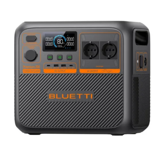 Зарядна станція універсальна Bluetti PREMIUM 200 V2 (2700W, 2073 Вт/рік)