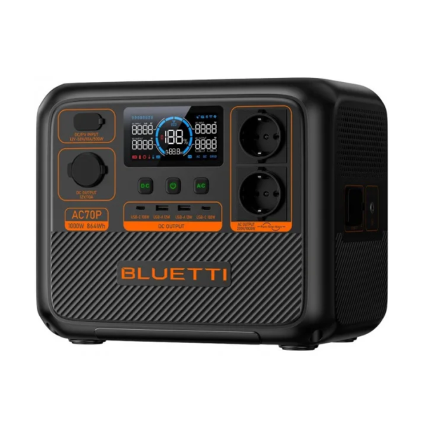 Зарядна станція універсальна Bluetti AC70P 864Wh 1000W