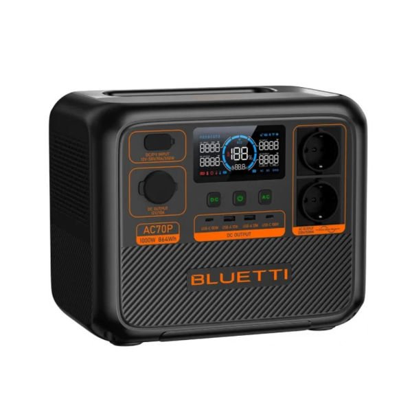 Зарядна станція універсальна Bluetti AC70P 864Wh 1000W