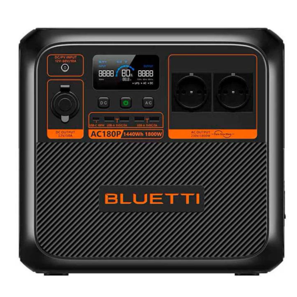 Зарядна станція універсальна Bluetti AC180P
