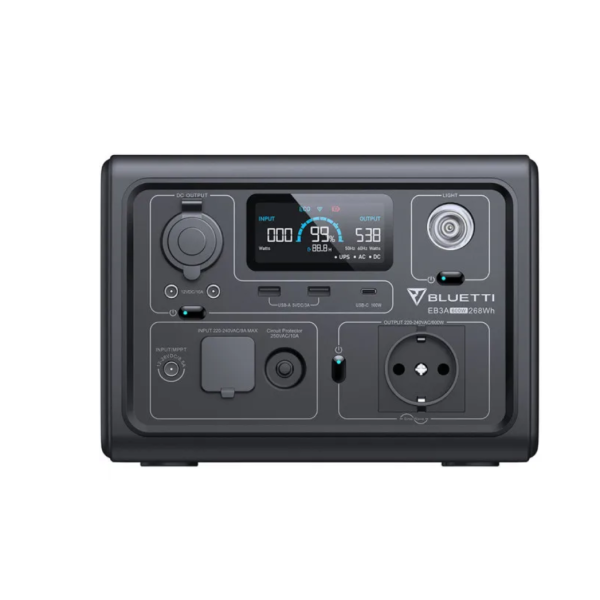 Зарядна станція універсальна Bluetti 600W (EB3A)