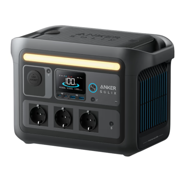 Зарядна станція універсальна Anker SOLIX C800X Portable Power Station 768Wh 1200W (A1755)
