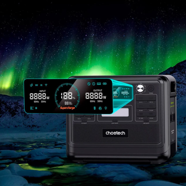 Зарядна станція універсальна Choetech BS008 2048Wh 2400W