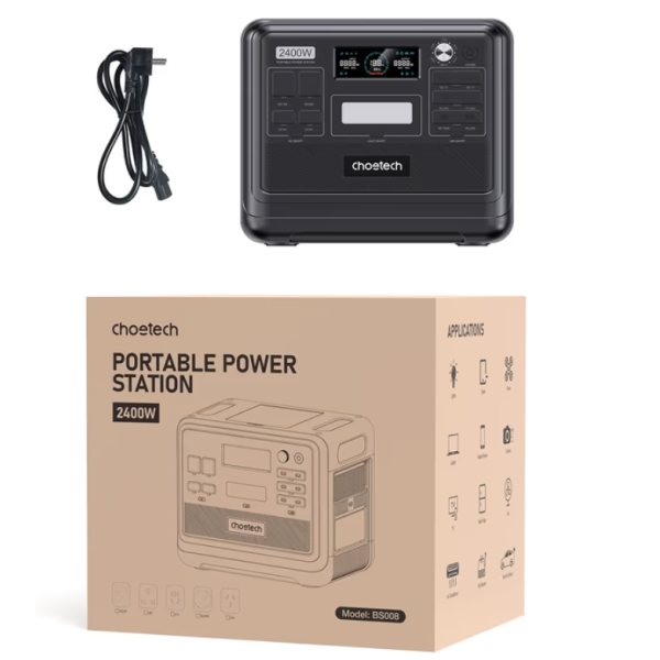 Зарядна станція універсальна Choetech BS008 2048Wh 2400W